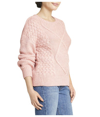 Cable Knit Cropped Pullover Sweater