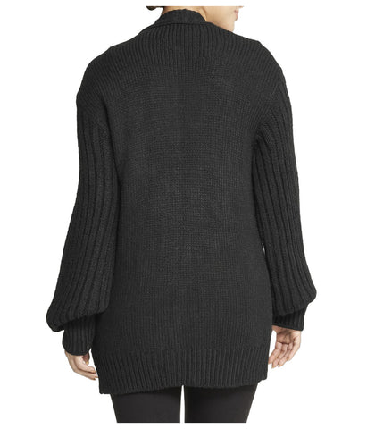 Deep V Cable Cardigan