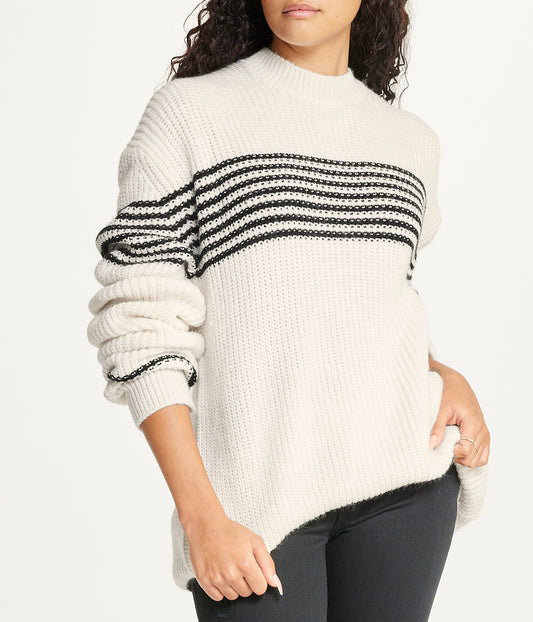 Striped Tunic Sweater