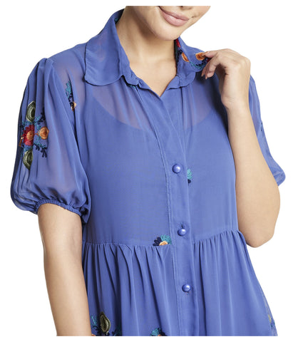 Floral Short Sleeve Dress