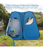 Outdoor 7.5FT Portable Pop Up Shower Privacy Tent or Dressing Changing Room For Camping Navy
