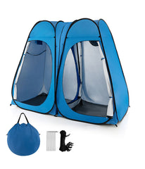 Outdoor 7.5FT Portable Pop Up Shower Privacy Tent or Dressing Changing Room For Camping Navy