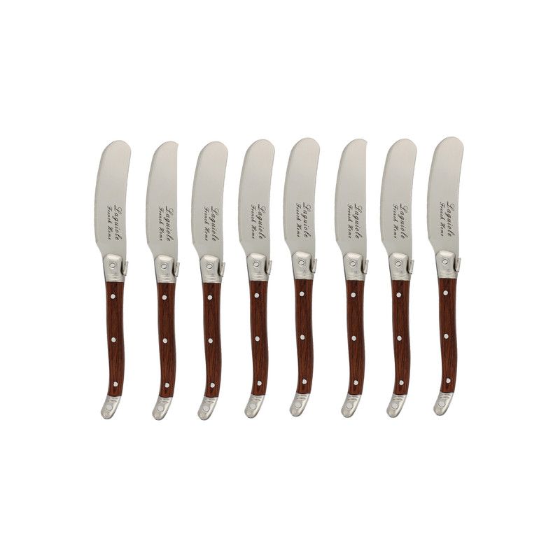  French Home Laguiole Pakkawood Spreaders Set - Wood Grain - Bonton