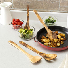 Olive Wood Hostess Serving Set