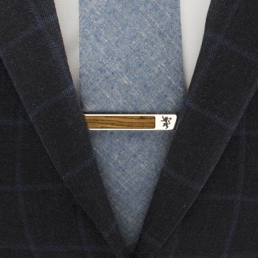 Lannister Inlaid Wood Tie Clip