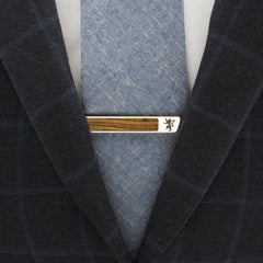 Lannister Inlaid Wood Tie Clip