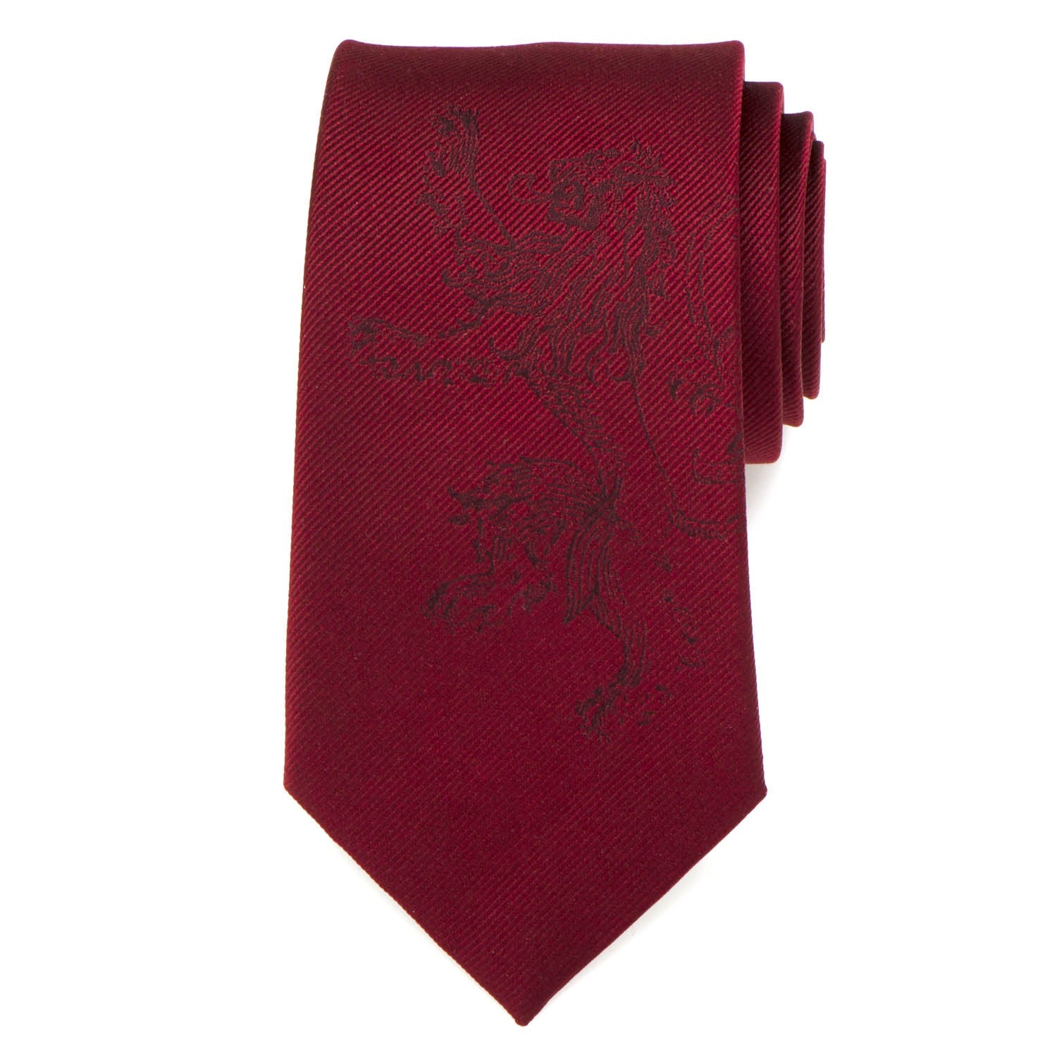  Cufflinks Lannister Lion Red Men's Tie - Default Title - Bonton