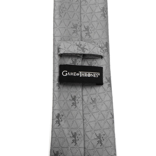 Lannister Geometric Sword Gray Men's Tie