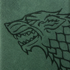 Stark Direwolf Green Men's Tie