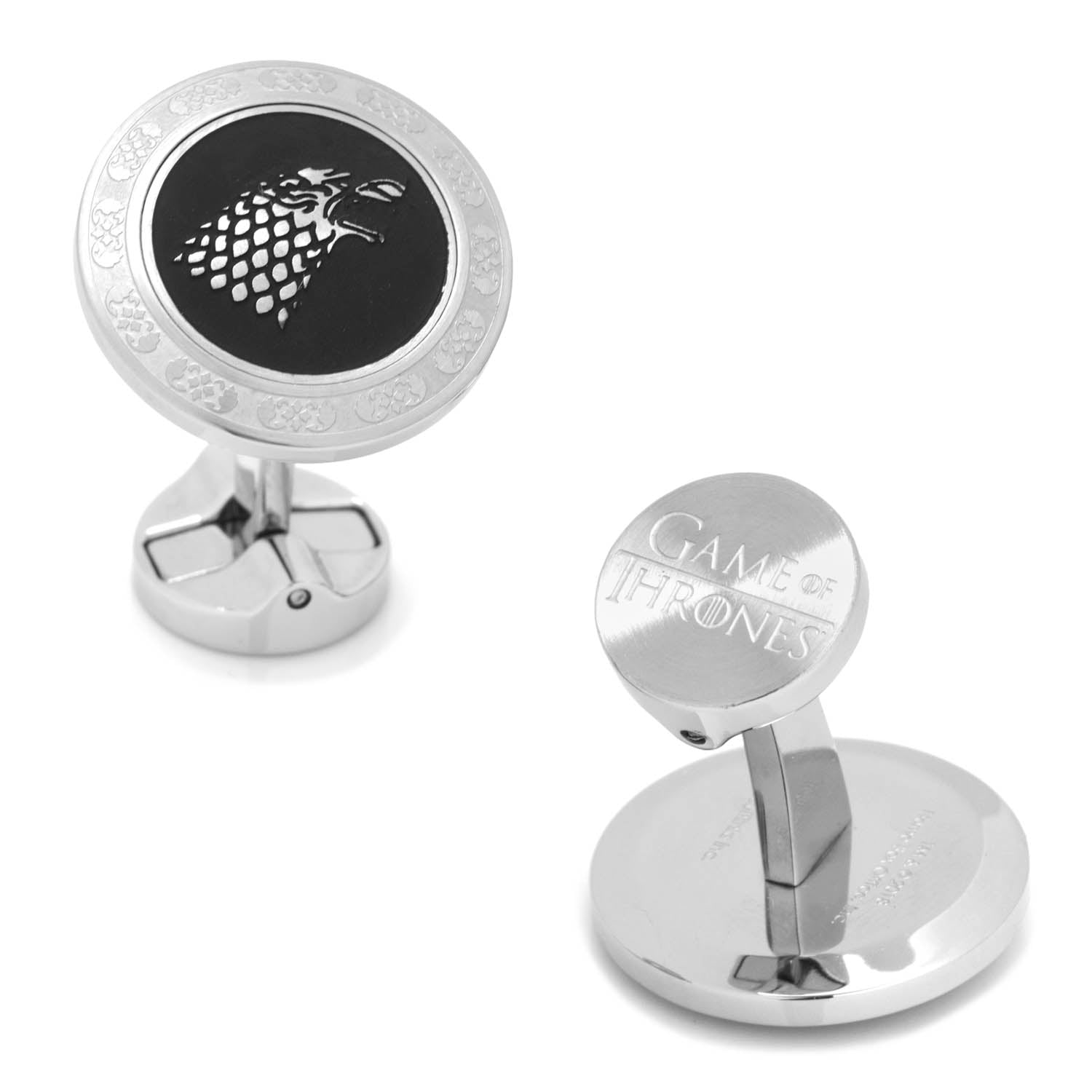  Cufflinks Stark Filigree Stainless Steel Cufflinks - Default Title - Bonton