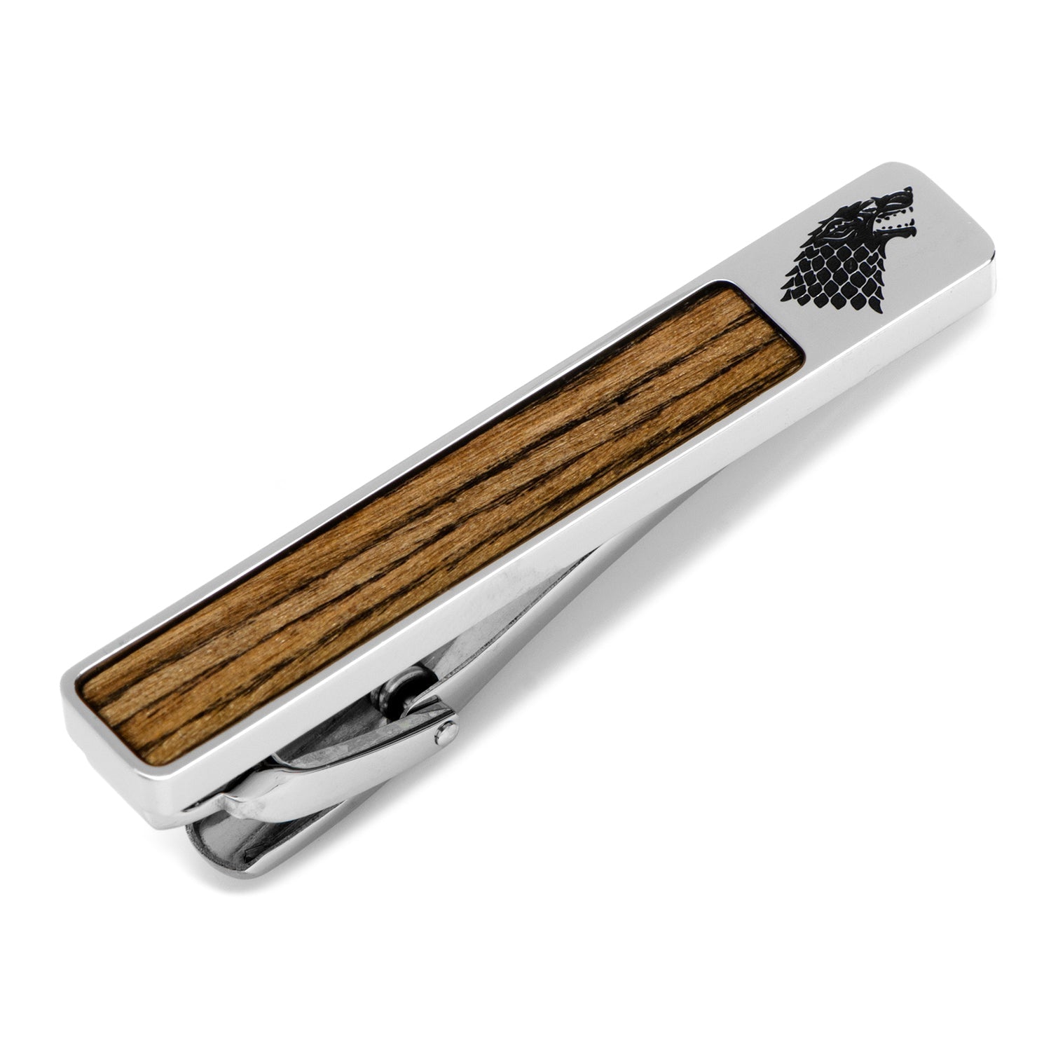  Cufflinks Stark Inlaid Wood Tie Clip - Default Title - Bonton