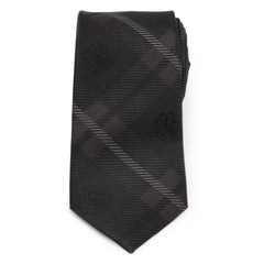 Targaryen Dragon Black Plaid Silk Men's Tie