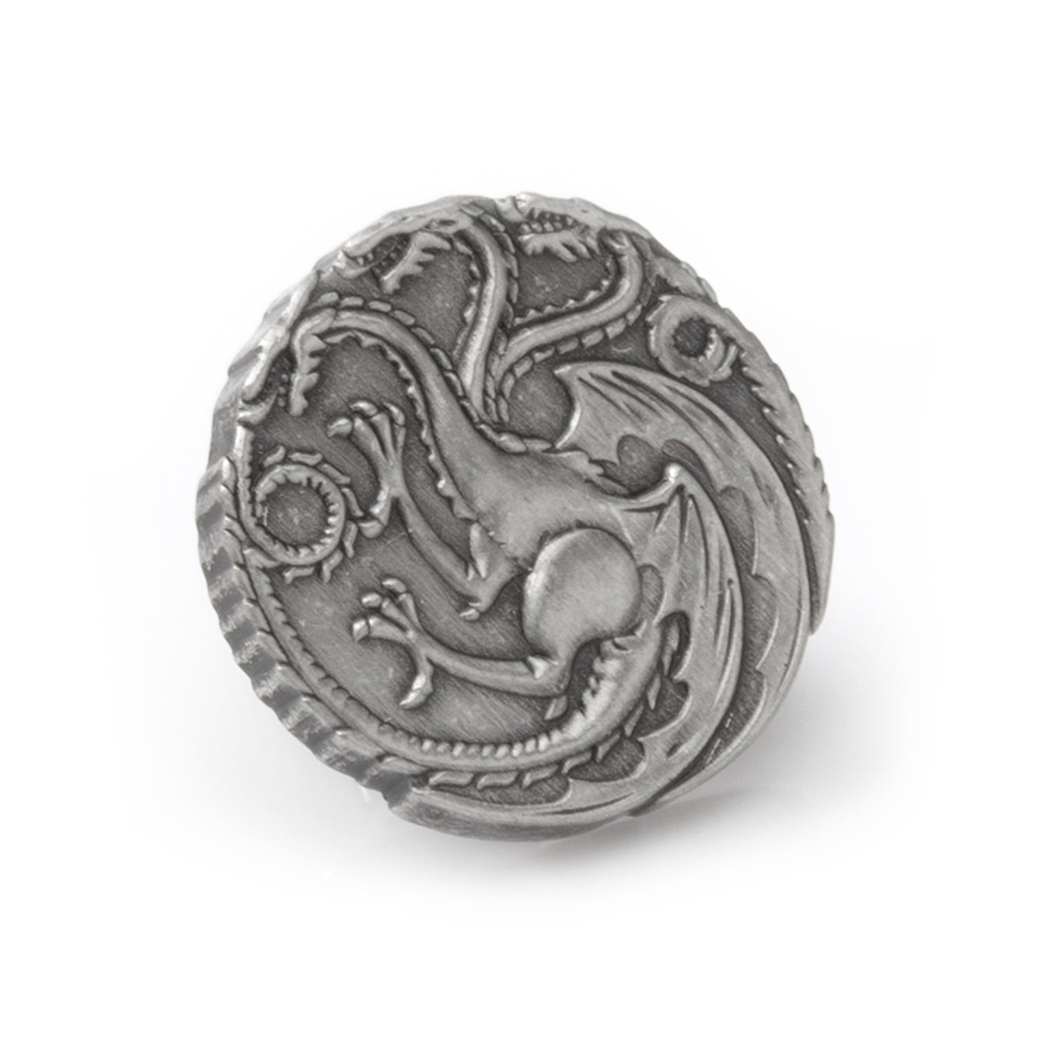  Cufflinks Targaryen Dragon Antiqued Lapel Pin - Default Title - Bonton