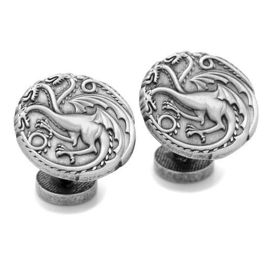 Targaryen Three Headed Dragon Sigil Cufflinks