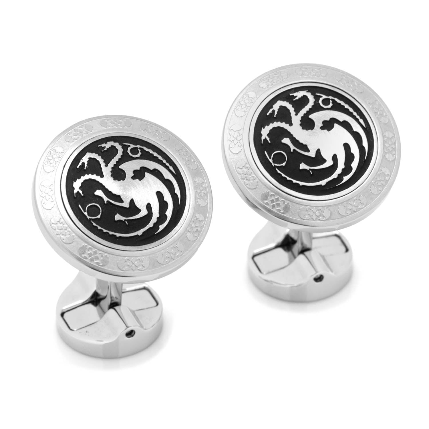  Cufflinks Targaryen Filigree Stainless Steel Cufflinks - Default Title - Bonton