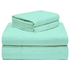 Luxury Flannel Sheet Set Turquoise