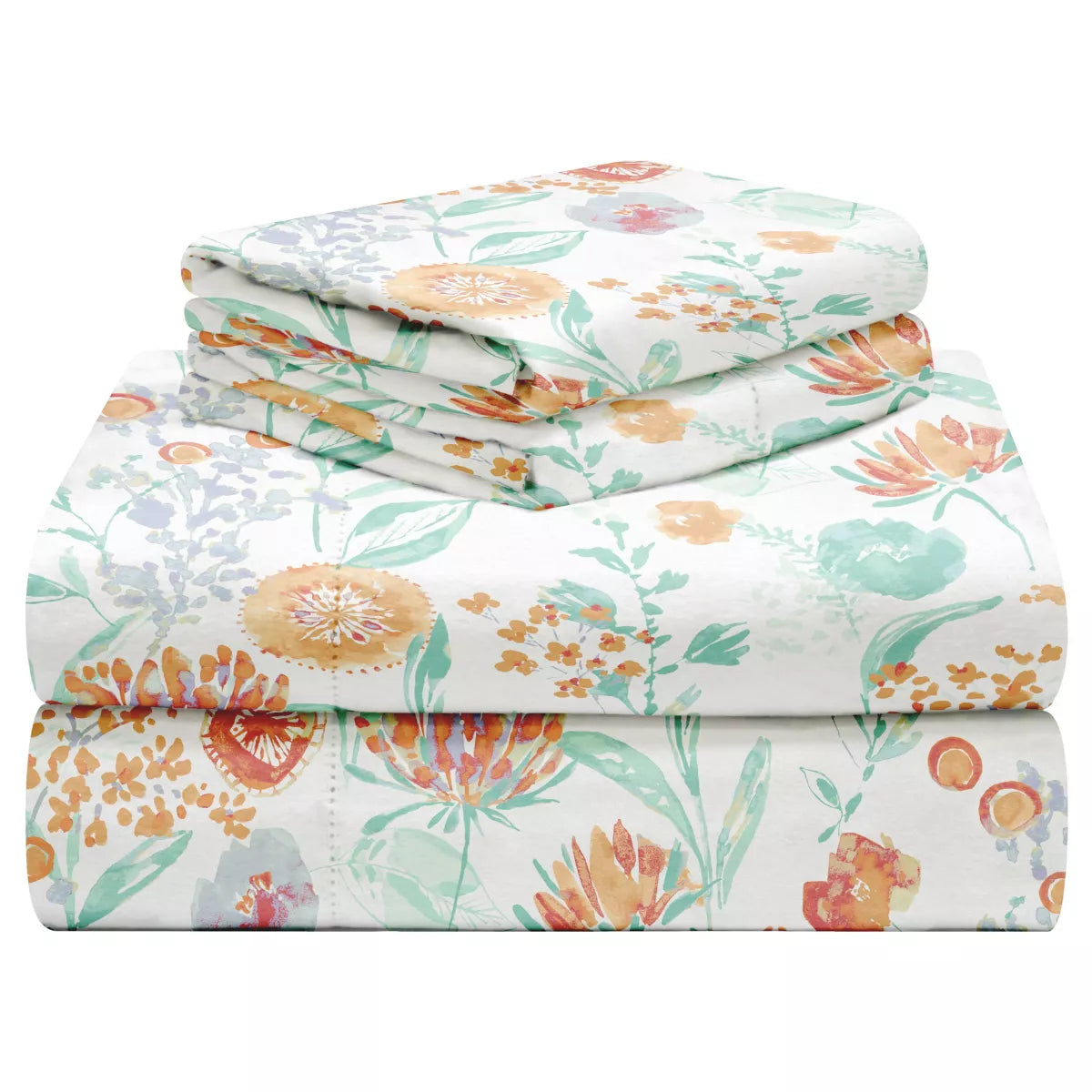  Celeste Home Luxury Flannel Sheet Set Peach Blossom - Peach Blossom - Bonton