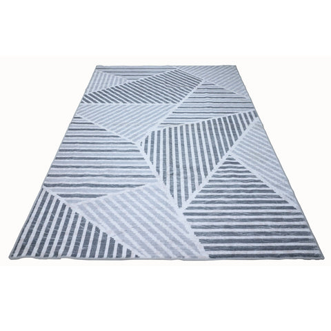 Bibb Home Washable Flannel Printed Area Rug With Latex Back 4x6 Ft
