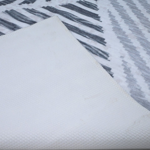 Bibb Home Washable Flannel Printed Accent Rug With Latex Back 1-2-Pack 20x30