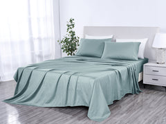 Kathy Ireland 500 Thread Count Damask Stripe Sheet Set With Optifit