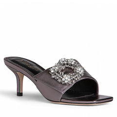 Harper Jeweled Leather Sandal