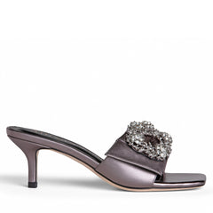 Harper Jeweled Leather Sandal