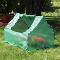 Mini Greenhouse with 2 Zippered Side Doors