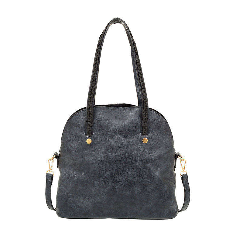  Mellow World Rory 3 Compartment Bowler Bag - Black - Bonton