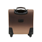 Rina Ombré Colored Rolling Carry-on Suitcase with Four 360 Degree Wheels