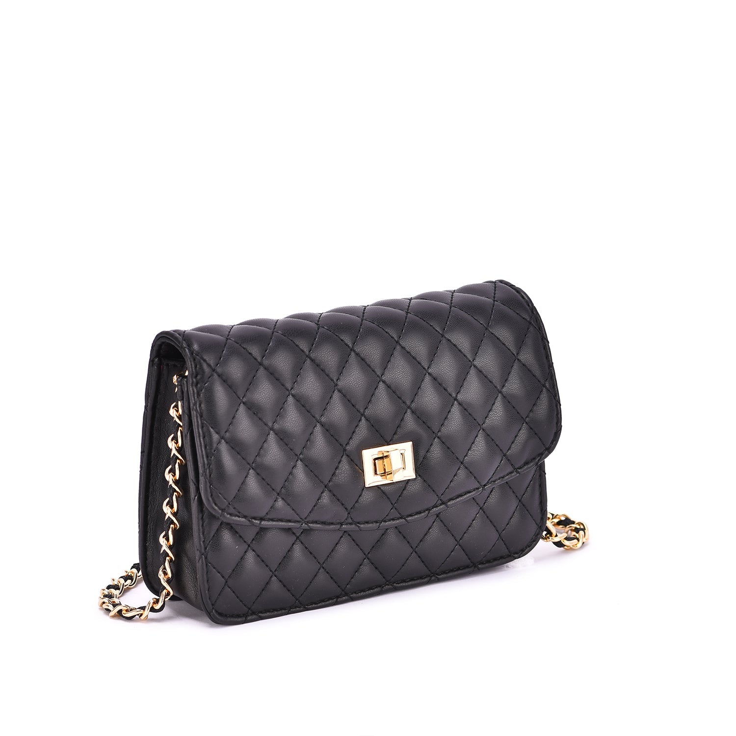  Mellow World Amanda Quilted Crossbody Clutch - Fuchsia - Bonton