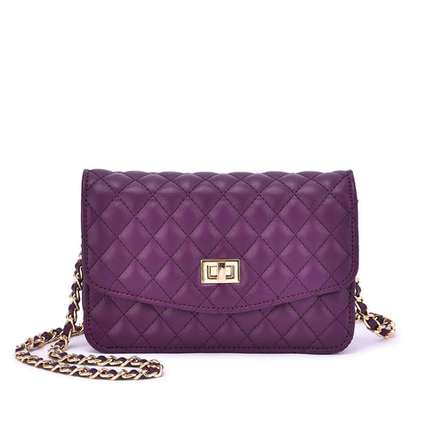 Amanda Quilted Crossbody Clutch