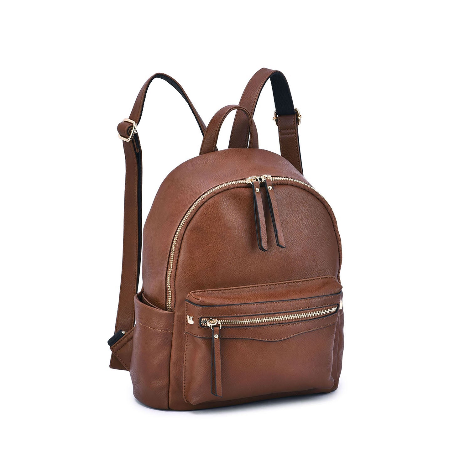  Mellow World Lacey Solid Backpack - Cognac - Bonton