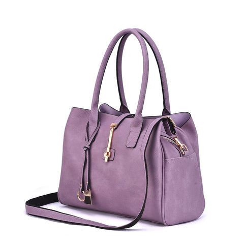 Jasmine Structured 3-Compartment Satchel