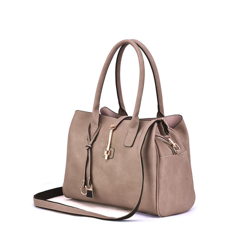 Jasmine Structured 3-Compartment Satchel