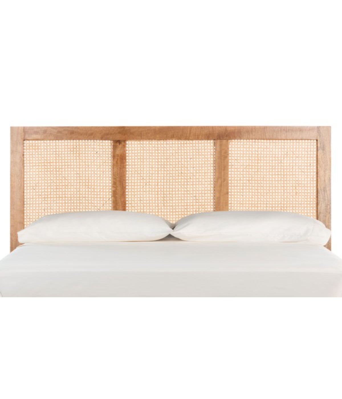  Safavieh Vienna Cane Headboard Natural - Natural - Bonton