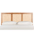  Safavieh Vienna Cane Headboard Natural - Natural - Bonton