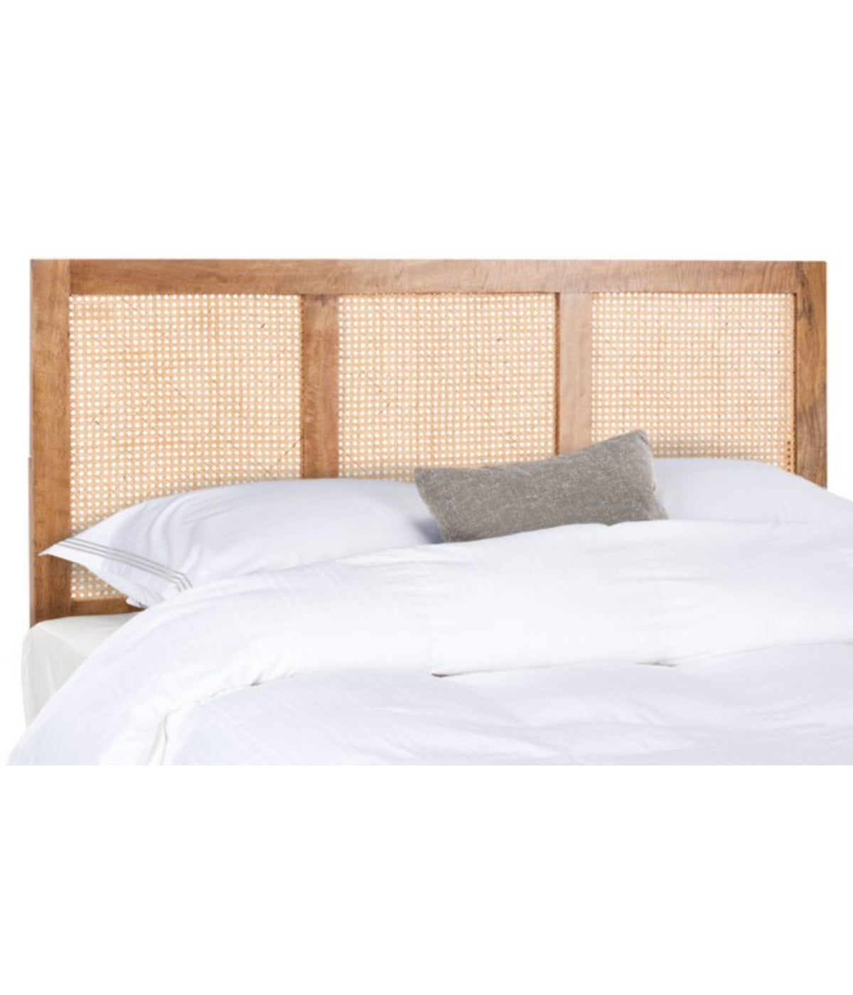  Safavieh Vienna Cane Headboard Natural - Natural - Bonton