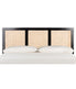  Safavieh Vienna Cane Headboard Black & Natural - Black & Natural - Bonton