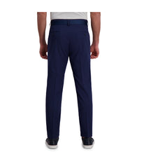 Haggar Men's Cool Right Performance Flex Pant-Straight Fit Midnight