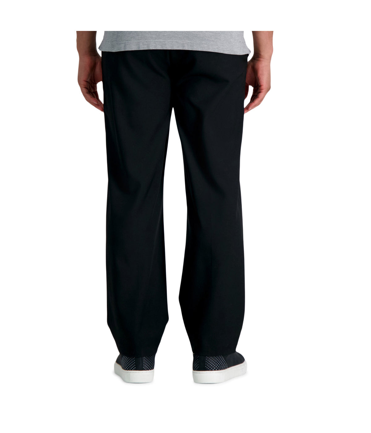  HAGGAR Haggar Men's Premium Comfort Dress Pant-Classic Fit Black - Black - Bonton