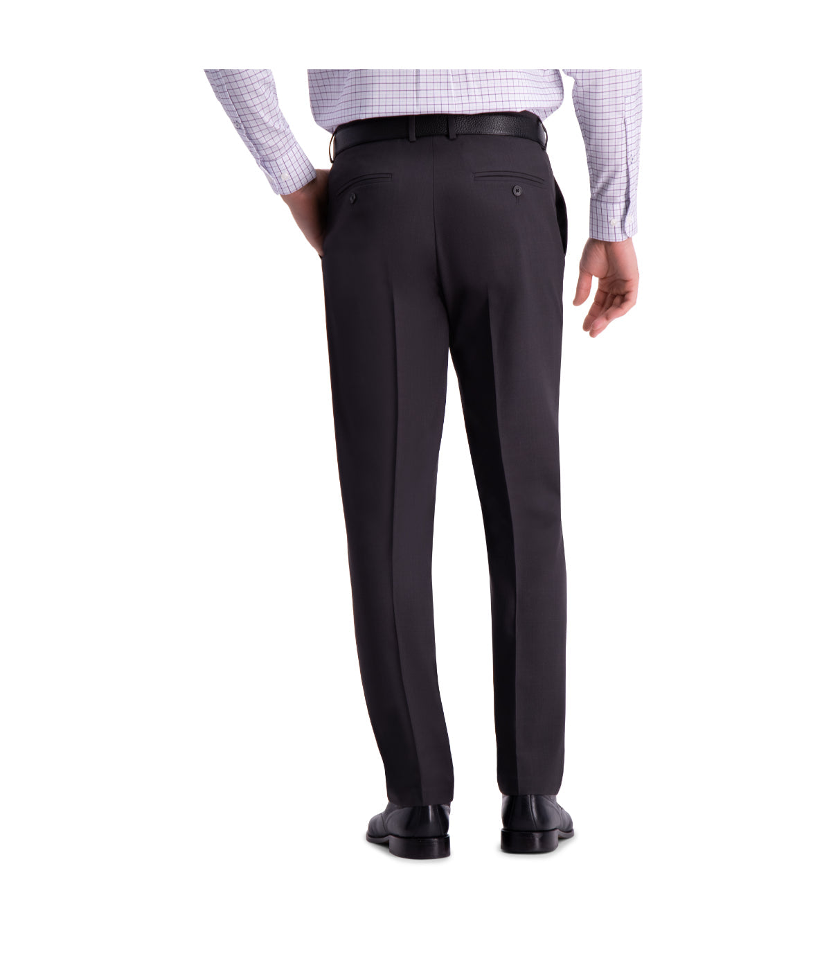  HAGGAR Haggar Men's Premium Comfort Dress Pant-Straight Fit Charcoal - Charcoal - Bonton