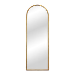 Top Arch Gold Metal Framed Mirror