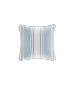 Crystal Beach Pieced Square Pillow White
