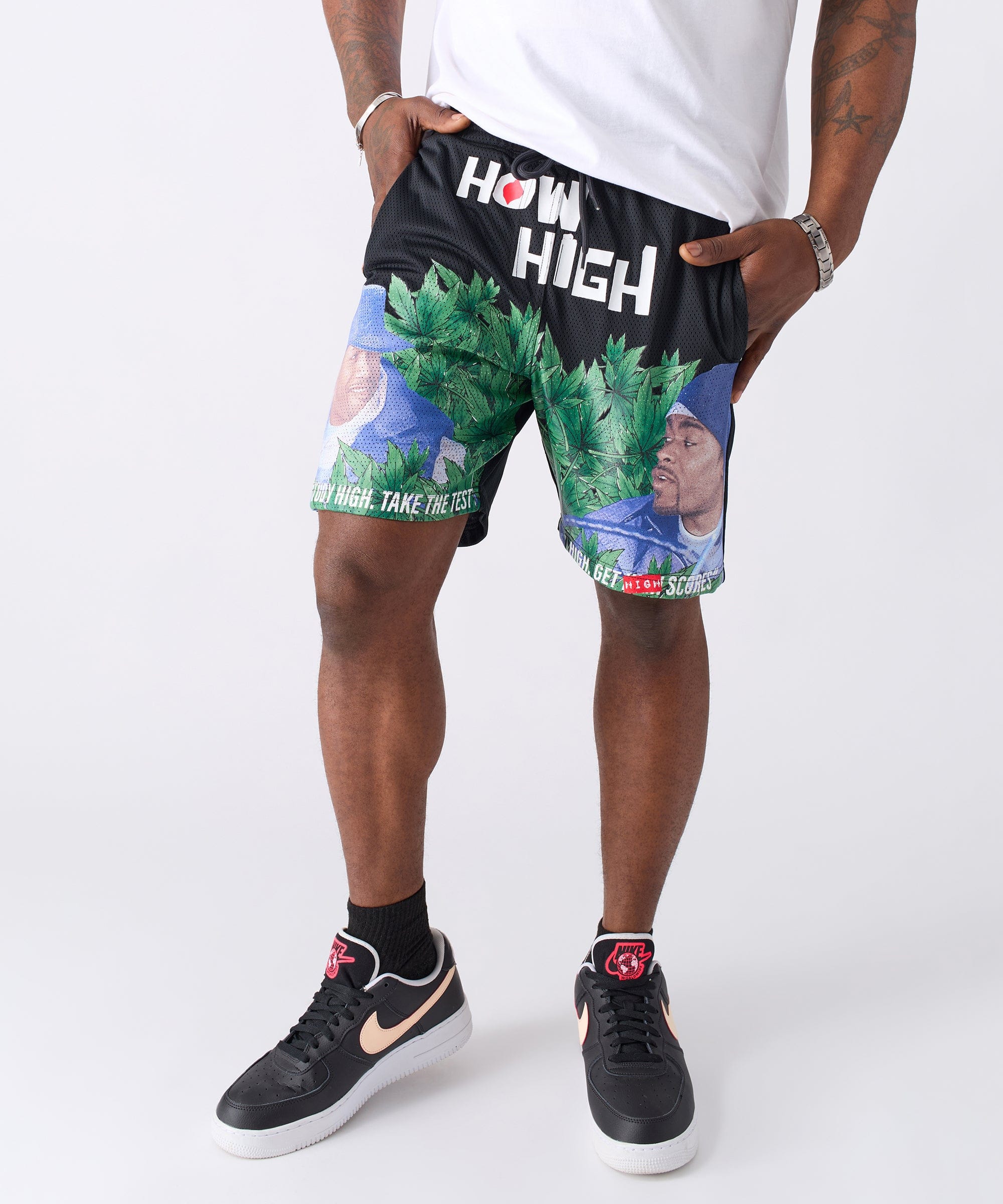 Reason Clothing How High Mesh Short - Black - BLACK - Bonton