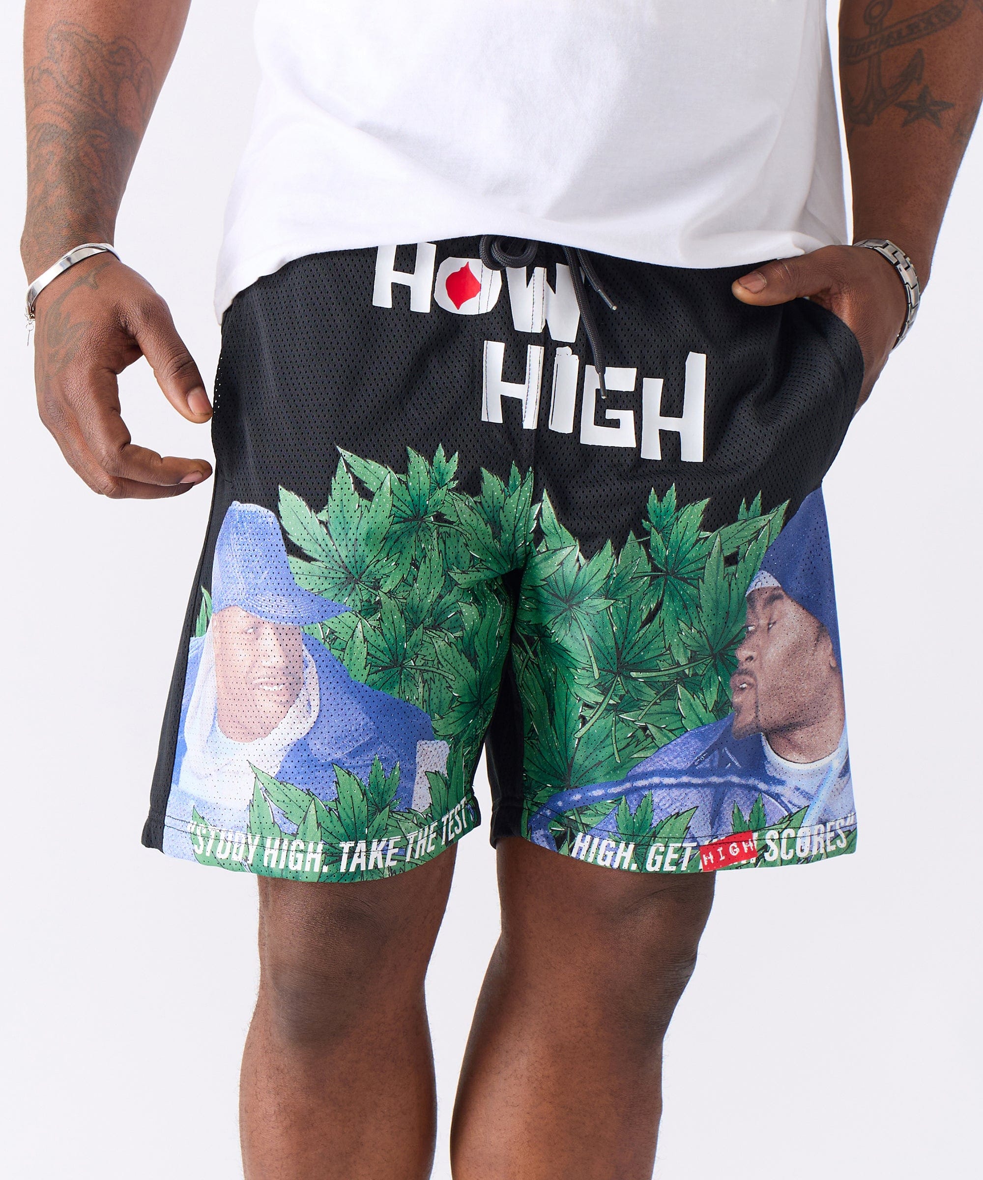  Reason Clothing How High Mesh Short - Black - BLACK - Bonton