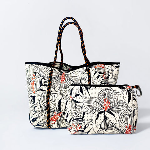 EVERYDAY TOTE HIBISCUS