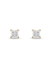 1/2ct TDW Diamond Solitaire Stud Earrings in 14k Gold