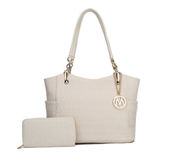 Allison Signature Tote Bag and Wallet Set