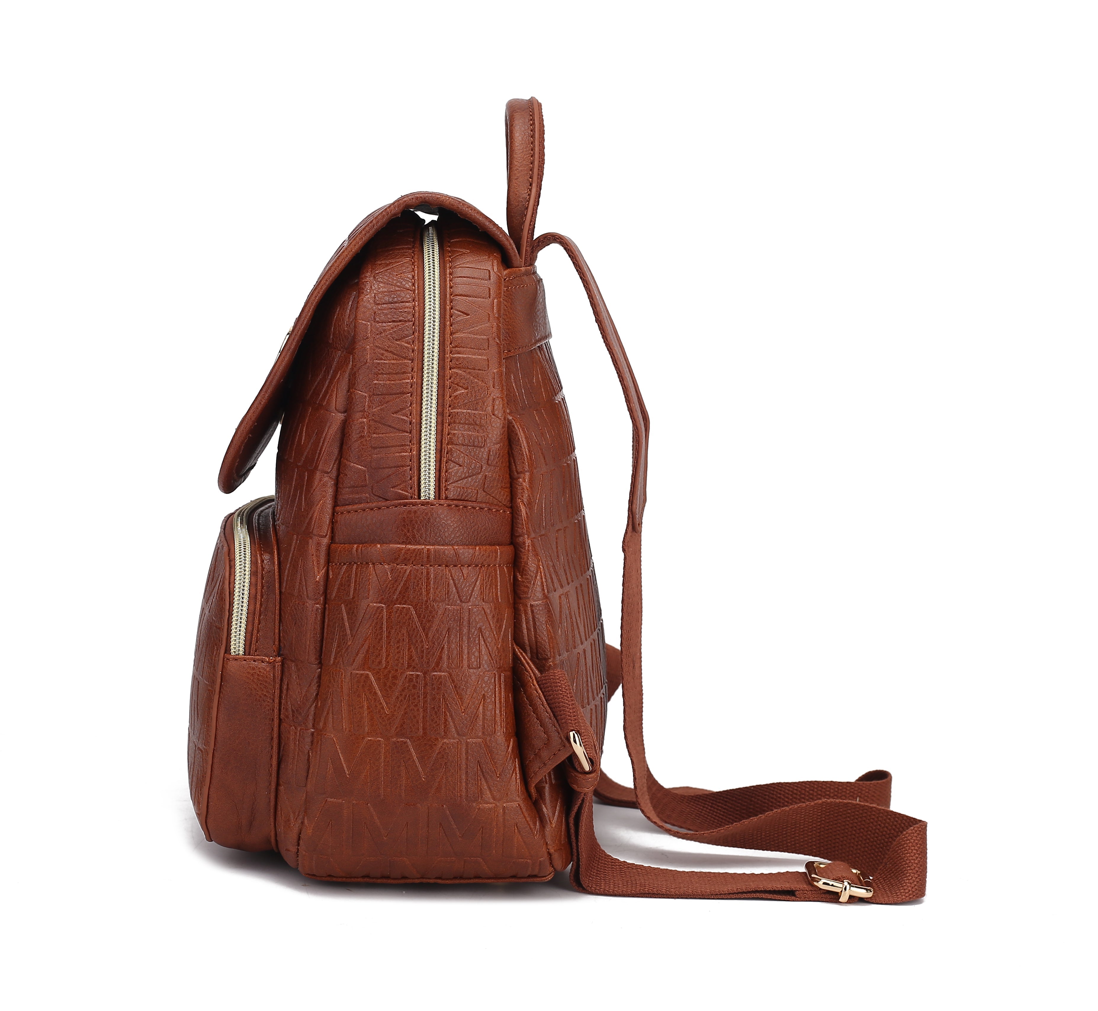  MKF Collection Samantha Signature Backpack - Beige - Bonton