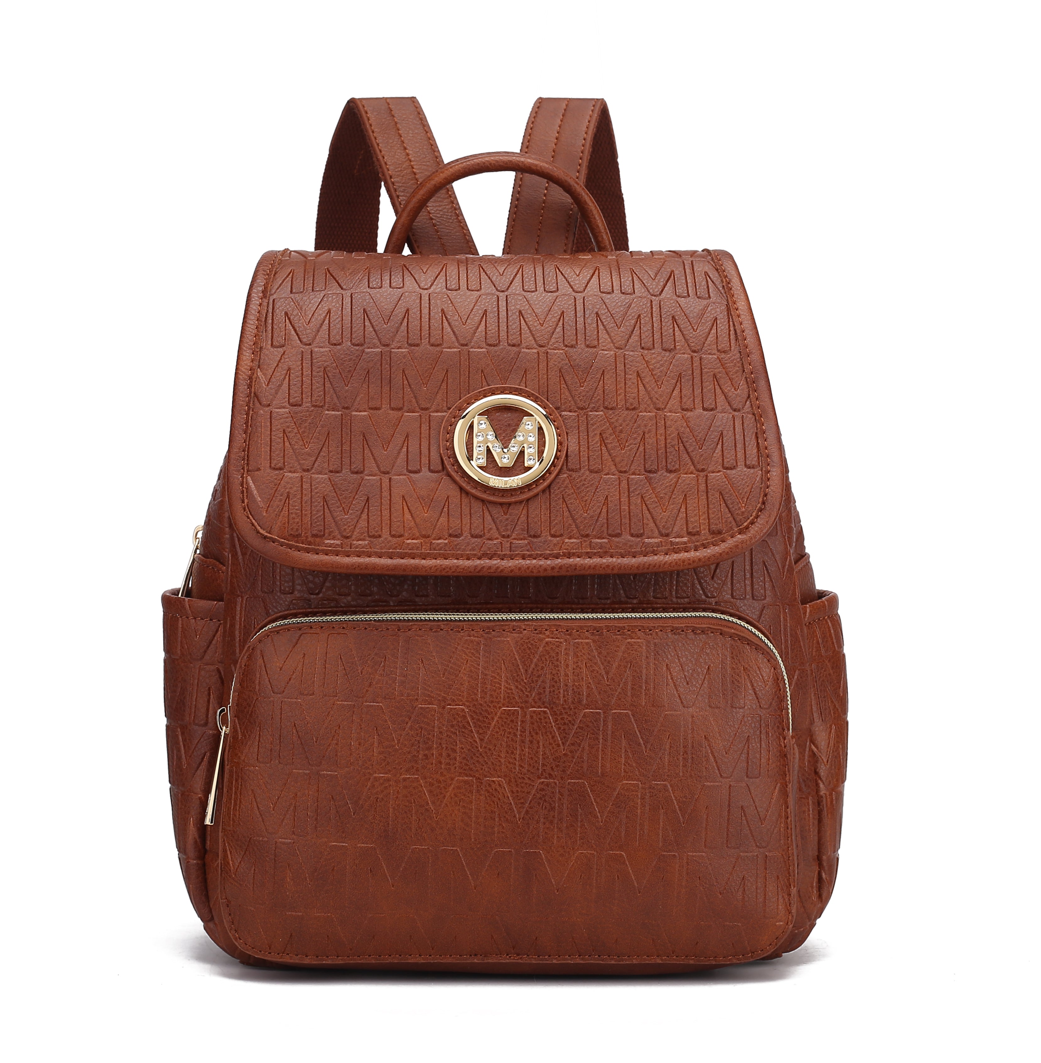  MKF Collection Samantha Signature Backpack - Beige - Bonton